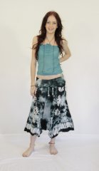 Tie Dye Tie Groovy Pants Sky Teal