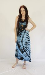 Tie Dye LongStrap Dress Angelica Sky