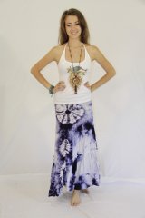 Tie Dye Ruched Skirt Julia