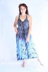 Tie-Dye Maxi Dress 'Andromeda'