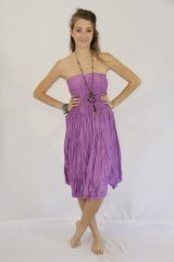 Coloured Layered Dress Kelsi Violet