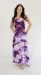 Tie Dye LongStrap Dress Angelica Purple