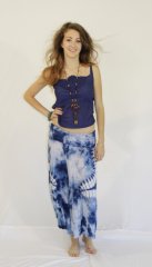 Tie Dye Tie Groovy Pants Sky Blue
