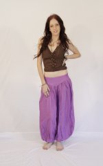 Long Aladdin Pants Nicole Lilac