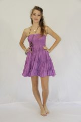 Four Layered Mini Dress Raquel Violet