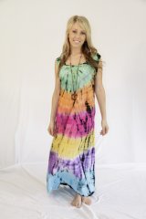 Tie Dye L-Dress Sleeveless Angie