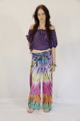 Tie Dye Wrap Pants Katie Rainbow