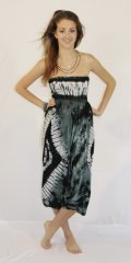 Tie Dye Long Mountain Pants Jessica Teal